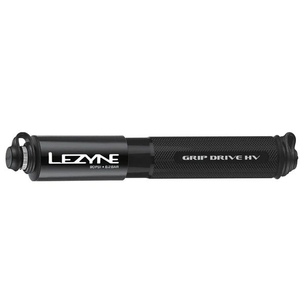 Lezyne - Grip Drive HV Pump (MTB) - Black - 186mm - SKU: 1-MP-GRIPHV-V1S04