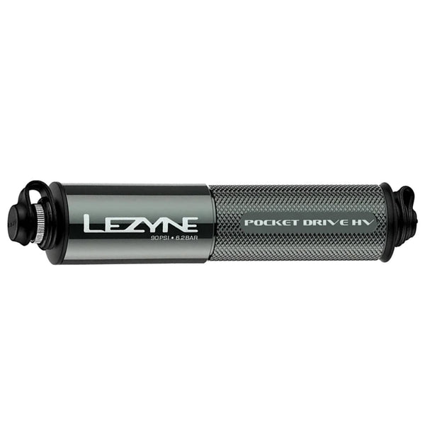 Lezyne - Pocket Drive HV Pump (MTB) - Lite Gray - 140mm - SKU: 1-MP-PKDRHV-V119