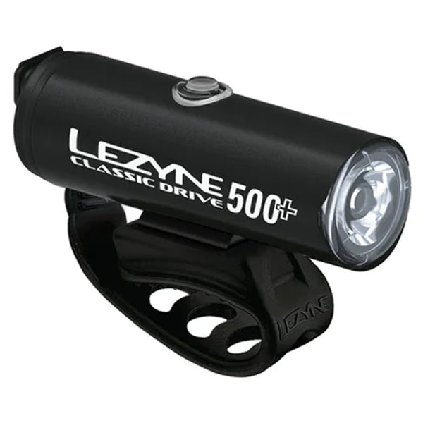 Lezyne - Classic Drive Front Light (MTB) - Satin Black - Classic Drive 500 - SKU: 1-LED-29-V237