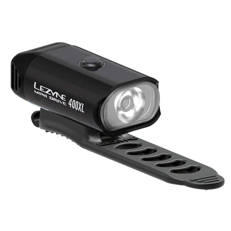 Lezyne - Mini Drive Front Light (MTB) - Black Gloss - Mini Drive 400 - SKU: 1-LED-24F-V204
