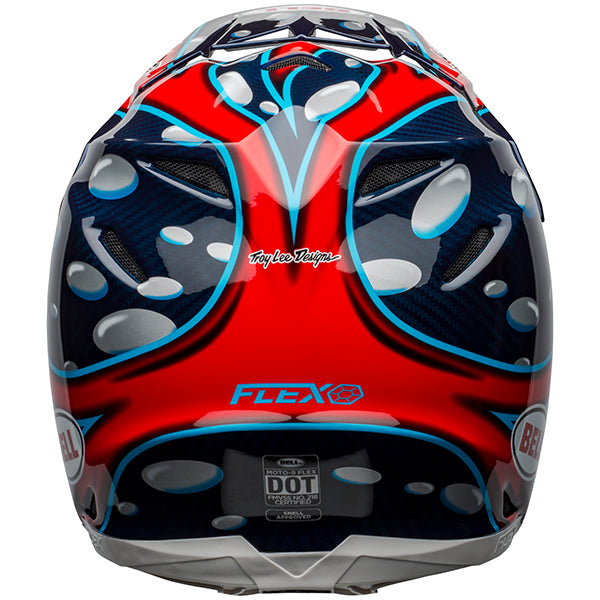 motorcycle helmet, angled view, showing aerodynamic shell design, ventilation ports, and secure retention system built for rider comfort and protection. SKU 07123873.