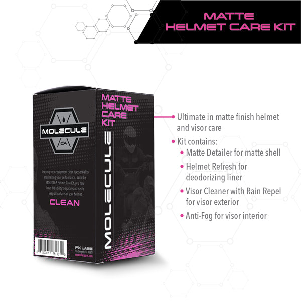 Molecule - Matte Helmet Care Kit - alternate view