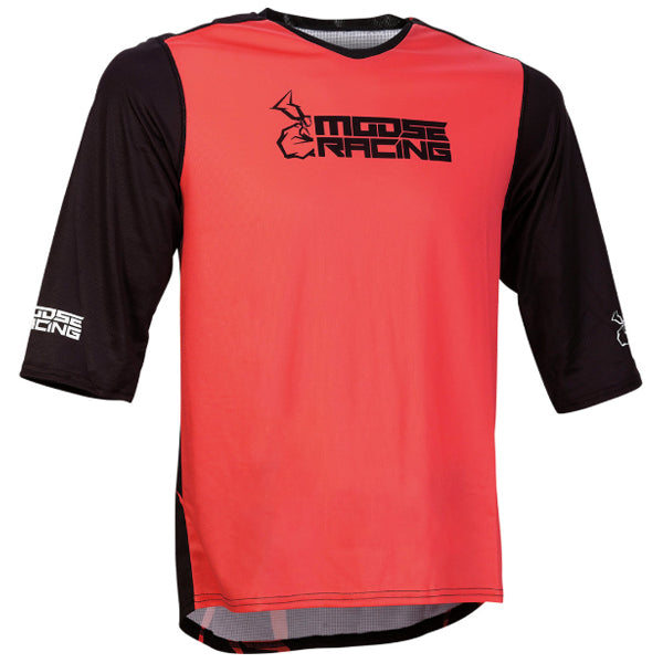 Product image of Moose Racing - MTB 3/4 Jersey SKU:51200242 | Sizes: SM, MD, LG, XL, 2XL, 3XL | Designed for Mountain Bike, BMX and E-Bike riders | Available at BTO Sports