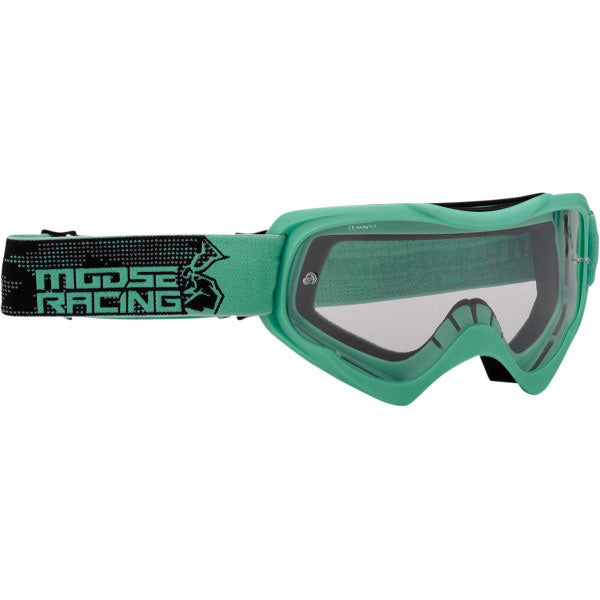 Product image of Moose Racing qualifier agroid goggle mint motocross goggles showing frame design, lens style, and colorway