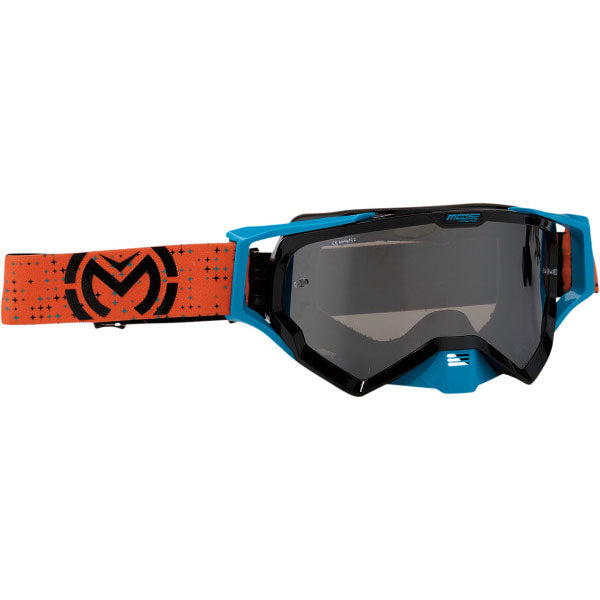 Product image of Moose Racing xcr pro star goggle orange black motocross goggles showing frame design, lens style, and colorway