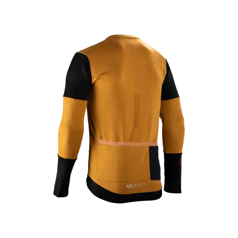 Product photo showing Leatt, Trail 4.0 Jersey (MTB) Mountain Bike in Teal, Colors: Black, Peanut, Teal, Sizes: 2-3, SKU: 5025103724