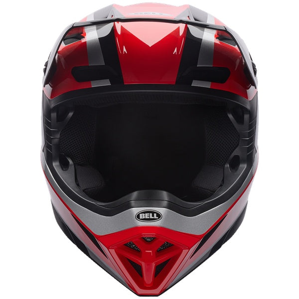 Bell MX-10 MIPS Spiral motocross helmet in Black/Red, view 3, SKU 7206895