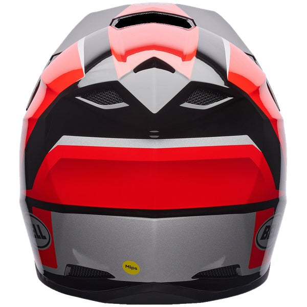 Bell MX-10 MIPS Spiral motocross helmet in Black/Red, view 4, SKU 7206895
