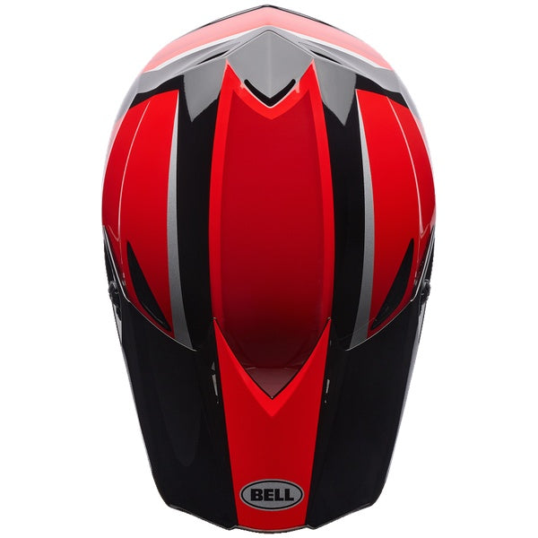 Bell MX-10 MIPS Spiral motocross helmet in Black/Red, view 5, SKU 7206895