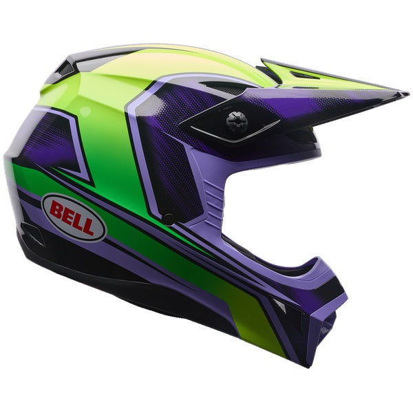 Bell MX-10 MIPS motocross helmet in Ultraviolet, view 1, SKU 7208525