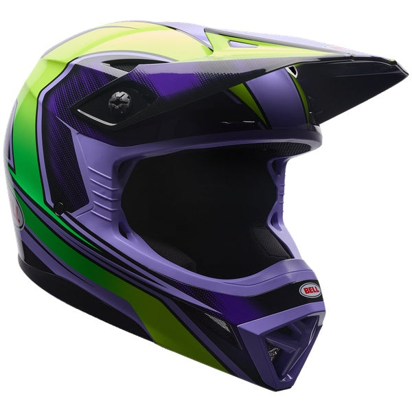 Bell MX-10 MIPS Speedway motocross helmet in Ultraviolet, view 2, SKU 7208525