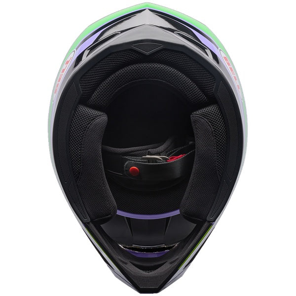 Bell MX-10 MIPS Speedway motocross helmet in Ultraviolet, view 6, SKU 7208525