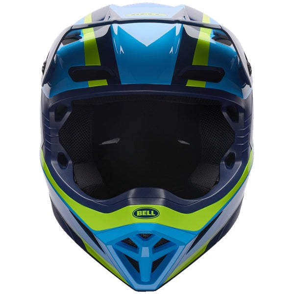 Bell MX-10 MIPS motocross helmet in Vapor Blue, view 3, SKU 7206907