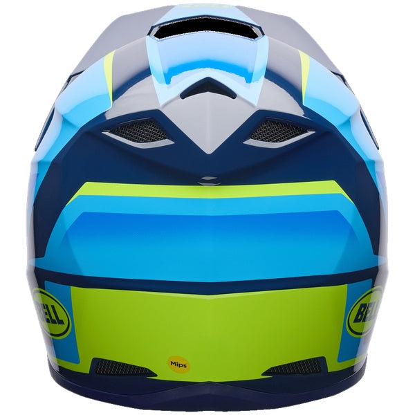 Bell MX-10 MIPS motocross helmet in Vapor Blue, view 4, SKU 7206907