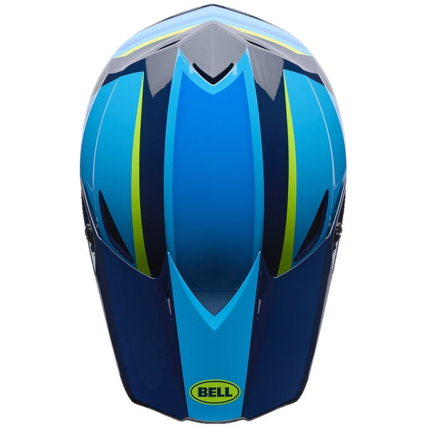 Bell MX-10 MIPS motocross helmet in Vapor Blue, view 5, SKU 7206907