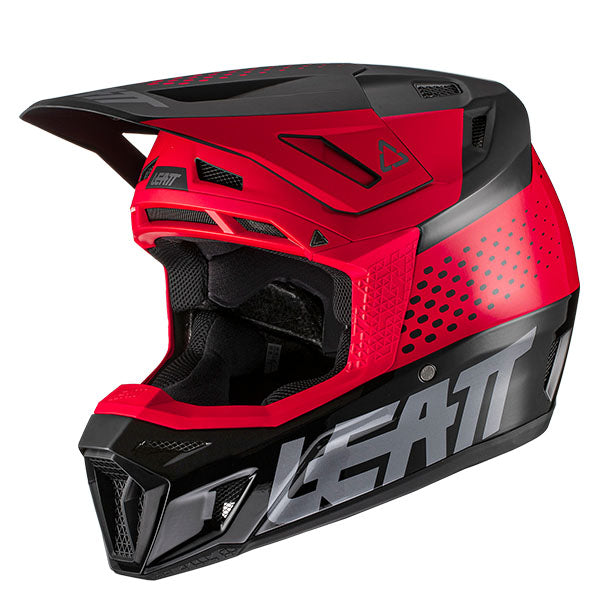 Detailed product image of Leatt, Moto 8.5 V22 Helmet in Aqua, Colors: Aqua, Black, Red, Royal, Sizes: 2-2, SKU: 1022010320