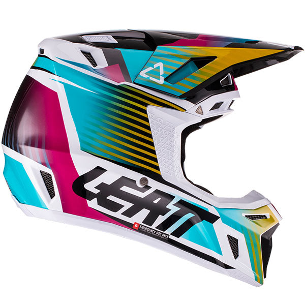 Product image of Leatt, Moto 8.5 V22 Helmet in Black, Colors: Aqua, Black, Red, Royal, Sizes: 2-2, SKU: 1022010320