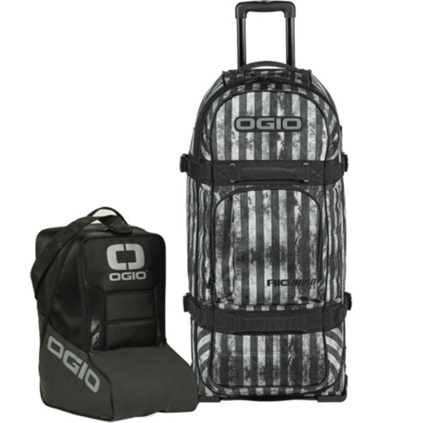 Product image of ogio 209800 20pro 20wheeled 20bag 0011 OG 21 GEARBAG RIG9800PRO STRIPES BOOTBAG WEB 460x 39ce60df b112 49d3 9c17 1048c3e40ef4 motocross boots showing design and colorway | Available at BTO Sports