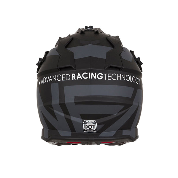 Studio image on a white background of O'Neal, 2 Series SLICK Helmet, SKU 0200-S14, color options Black/Grey, sizes XS–2X