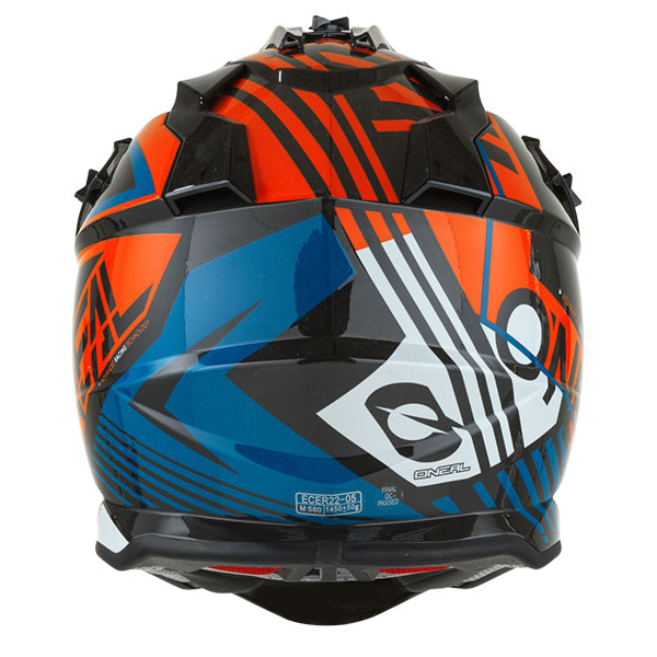 Product photo of O'Neal, 2 Series Rush Helmet, SKU 0200-361, color options Red/Neon Yellow, Orange/Blue, sizes XS–2X