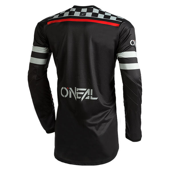 High-resolution studio image of O'Neal, Element Squadron Jersey (Youth), SKU E003-413, color options Black, White, sizes Y-SM, Y-MD, Y-LG, Y-XL