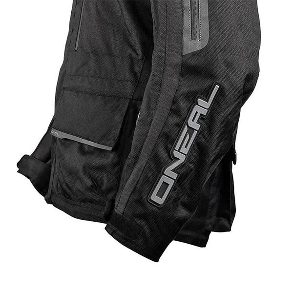 Studio photo showcasing O'Neal, Baja Jacket, Riding Jacket, SKU 1104-103, color options Black, sizes XL–XXL