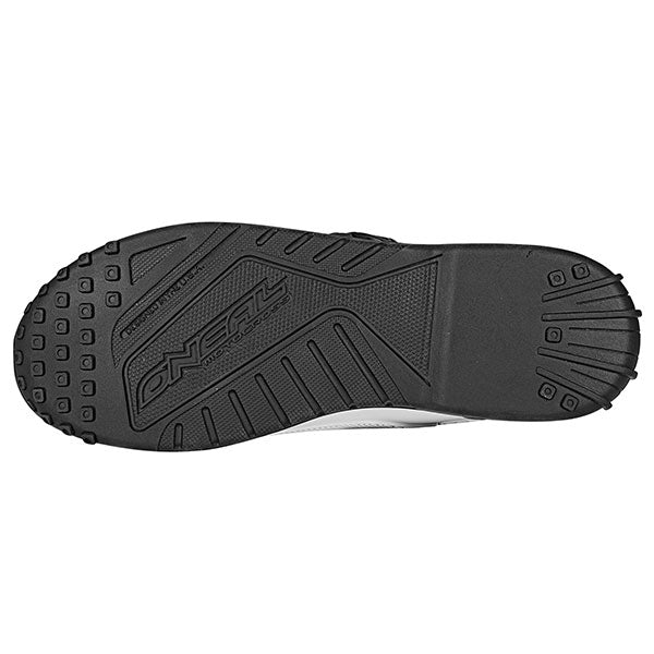 Studio product photo on a neutral background of O'Neal, Element Boots, color options White, Black, sizes 8–13