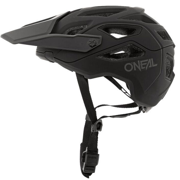 Detailed studio photograph of O'Neal, Pike IPX Helmet (MTB) Mountain Bike, SKU 0009-S04, color options Black/Grey, sizes S/M, LG/XL