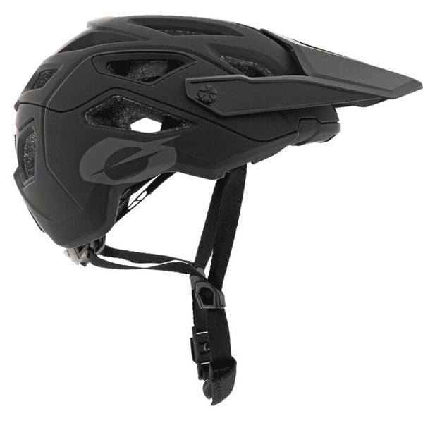 Studio product photo on a neutral background of O'Neal, Pike IPX Helmet (MTB) Mountain Bike, color options Black/Grey, sizes S/M, LG/XL