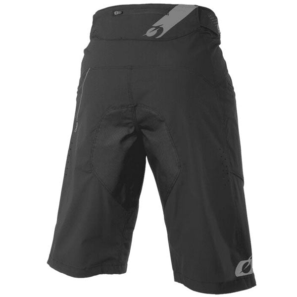Studio image highlighting O'Neal, Pin It MTB Shorts, SKU 1075-072, color options Red, sizes 30–38