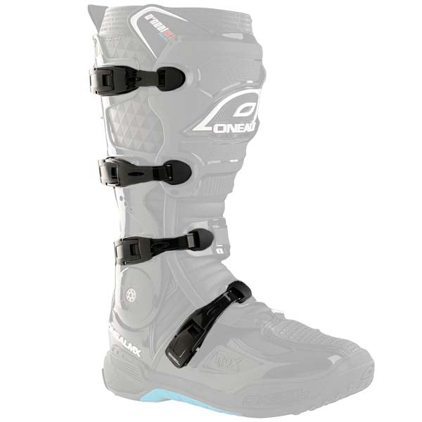 High-resolution studio image of O'Neal, RDX Boot Straps & Buckle Kit, Boots, SKU 0328-836, color options White, Black, Hi-Viz