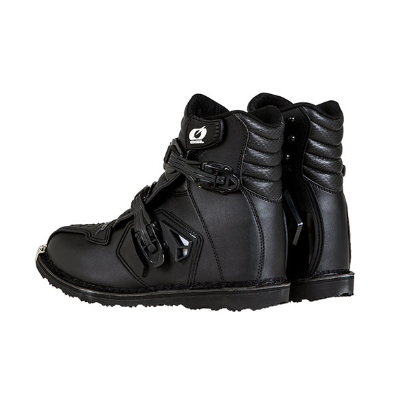 Clean studio photo on a white background of O'Neal, Rider Shorty Boot, Short Boots, SKU 0344-008, color options Black, sizes 7–15