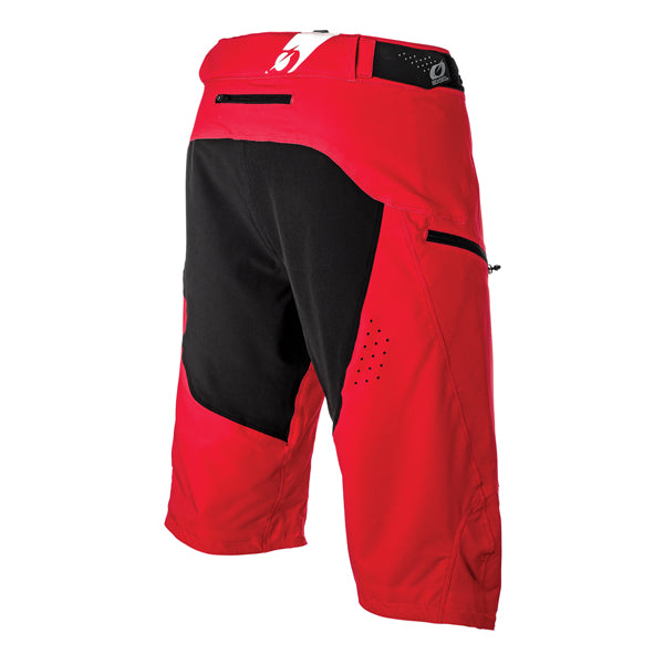 Studio image highlighting O'Neal, Rockstacker Short (MTB) Mountain Bike, Shorts, SKU 1071-028, color options Black, Grey, Red, sizes 28–38