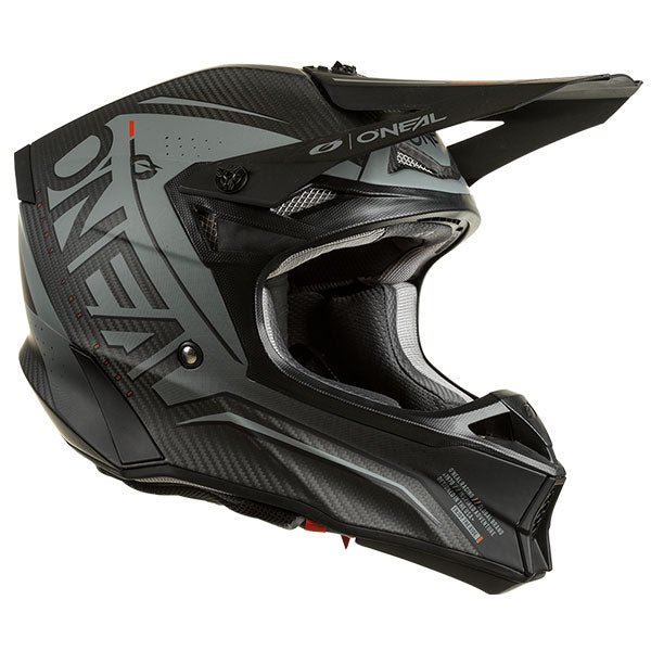 High-resolution studio image of O'Neal, 10 Series Carbon Prodigy Helmet, SKU 0650-304, color options Black, sizes XS–2X