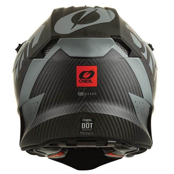 Clean studio photo on a white background of O'Neal, 10 Series Carbon Prodigy Helmet, SKU 0650-303, color options Black, sizes XS–2X