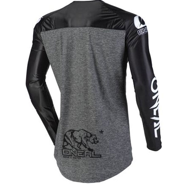 Studio product photo on a neutral background of O'Neal, Mayhem Lite Hexx Jersey (Youth), SKU 003M-114, color options Grey/Black, sizes Y-MD, Y-LG - alternate view