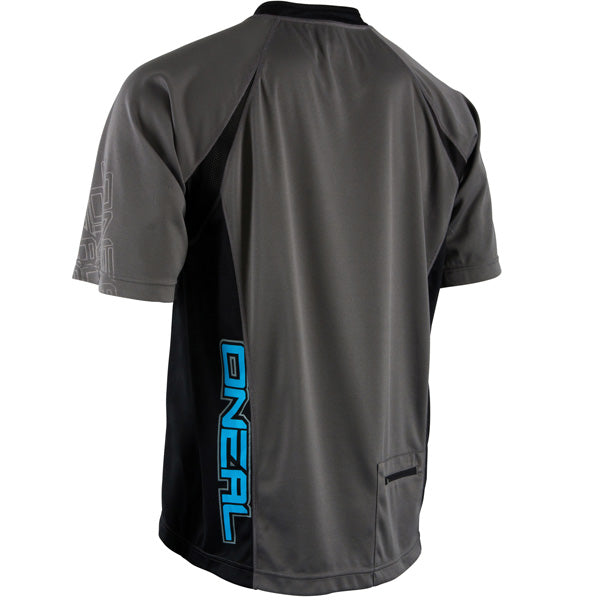 Studio image highlighting O'Neal, Pin It III Jersey (MTB) Mountain Bike, SKU 0087-803, color options Dark Grey, Red, sizes XL–2X