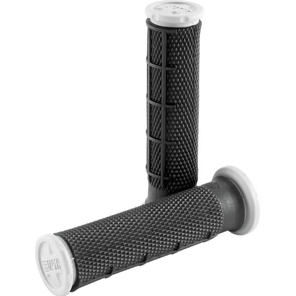 Pro Taper 1/2 Waffle Grips, ATV Grips, Black, SKU ptr024850.