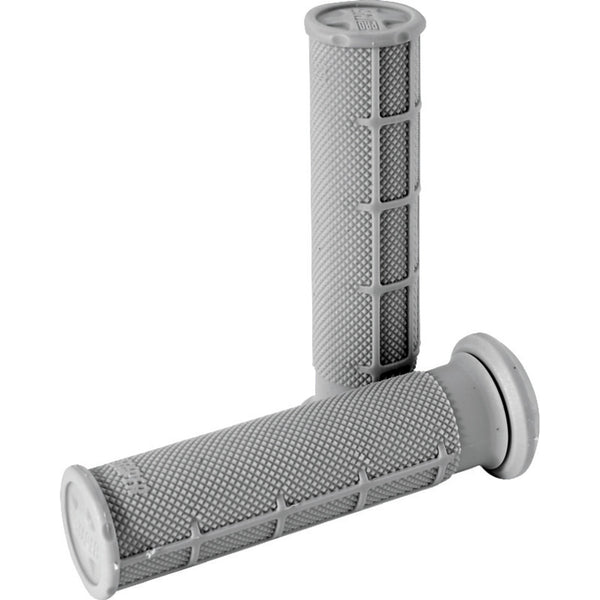 Pro Taper 1/2 Waffle Grips, Soft ATV Light Gray, SKU ptr024834.