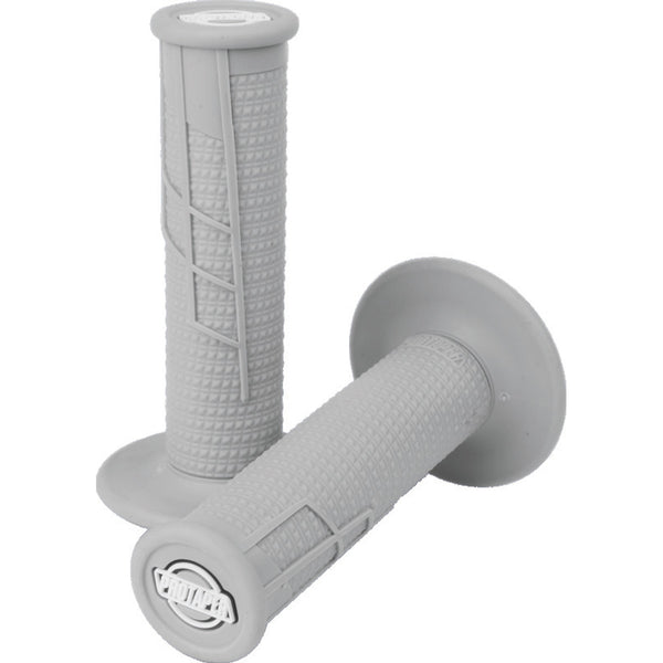 Pro Taper 1/2 Waffle Grips, Clamp-On 1/2 Waffle Grip, Gray/Gray, SKU ptr021669.