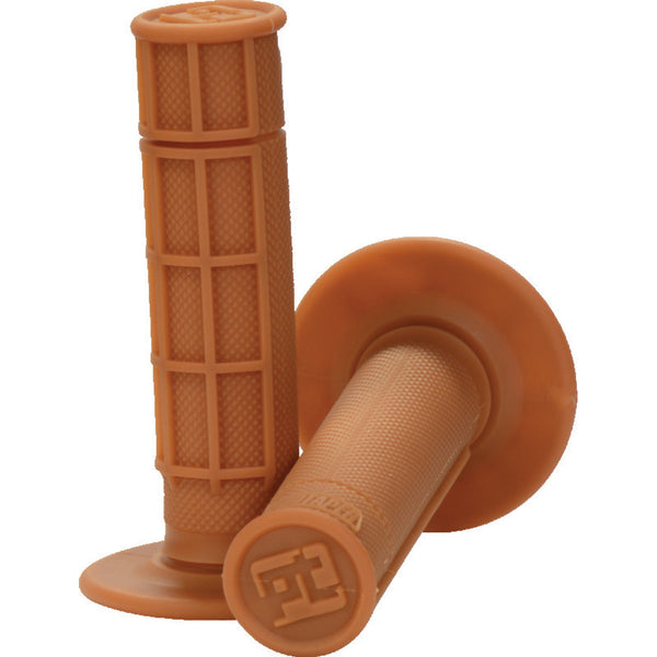 Pro Taper 1/2 Waffle Grips, Race Cut 1/2 Waffle Grips, Gum, SKU ptr024037.