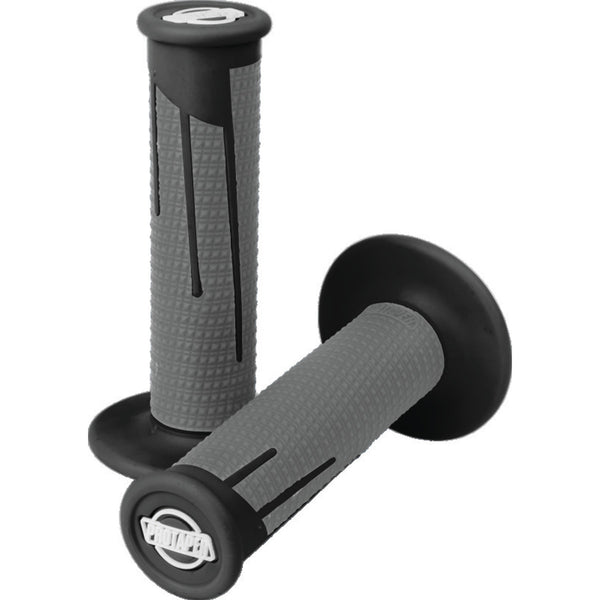 Pro Taper Full Diamond Grips, Full Diamond Clamp-On Grips, Black/Dark Gray, SKU ptr021689.