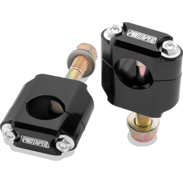 Pro Taper Handlebar Clamp, Universal Black Rubber Mount, SKU ptr022822.