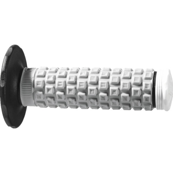 Pro Taper Pillow Top Grips, Pillow Top Large Flange ATV Grips, Black/Gray/White, SKU ptr024857.