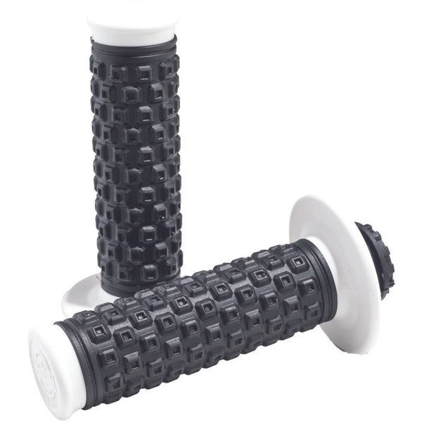 Pro Taper Pro Series Clamp On Grips, Pillow Top White/Black, SKU ptr023369.