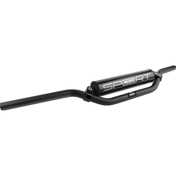 Pro Taper Sport Handlebars, Red Bud Aluminum Bar Mid, Black, SKU ptr021143.