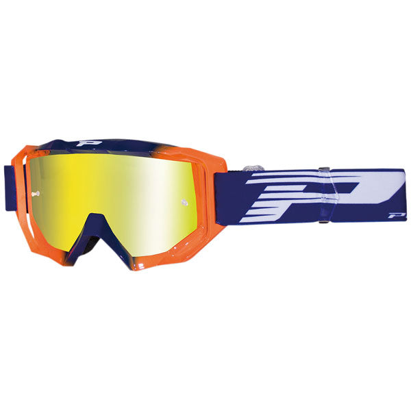 ProGrip 3200 MX Venom Goggles w/Mirror Lens in Navy/Yellow SKU 26012615