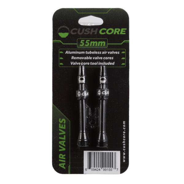 Cush Core - CushCore Valve Set (MTB) - Black - 55mm - SKU: QC3002