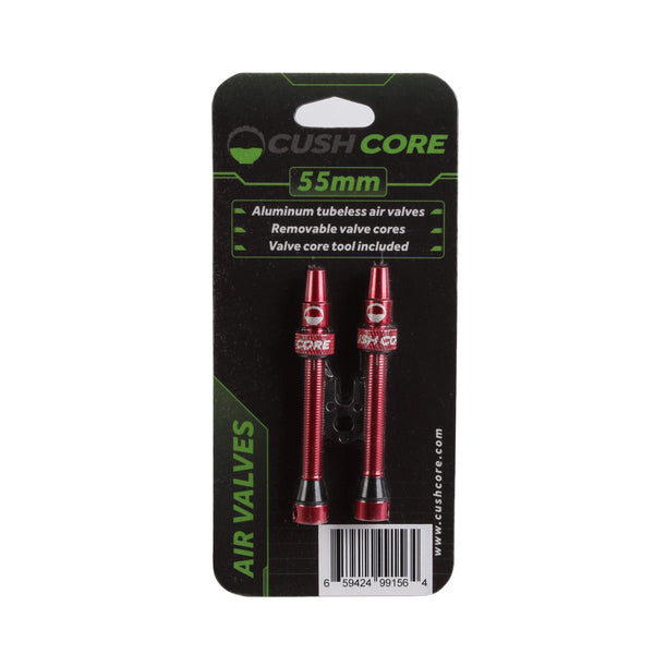 Cush Core - CushCore Valve Set (MTB) - Red - 55mm - SKU: QC3004