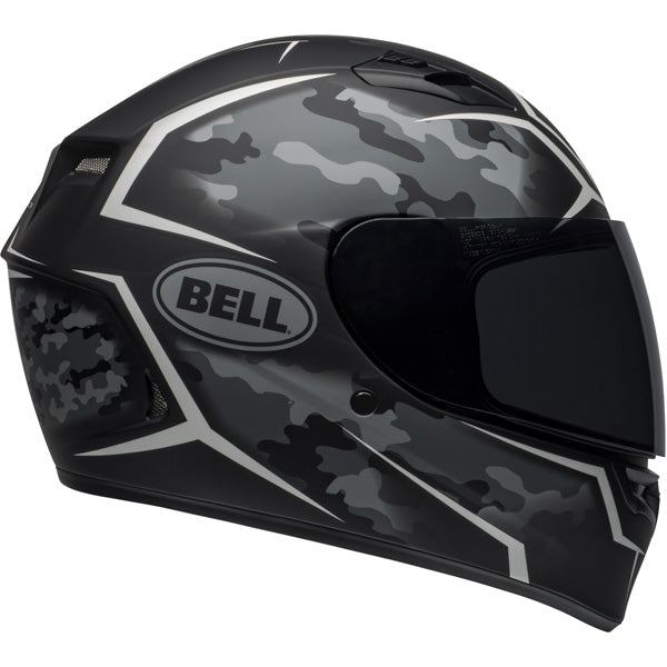 motorcycle helmet, angled view, showing aerodynamic shell design, ventilation ports, and secure retention system built for rider comfort and protection. SKU 07107898.